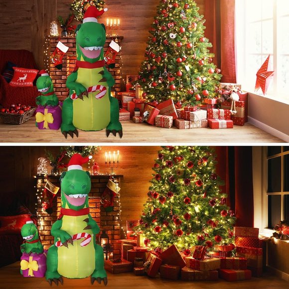 6ft Christmas‎ Inflatable Outdoor Decoration Giant Inflatable Patio Decoration - Picture 2 of 7